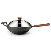 东坡釜 明月·鳞波纹炒锅 34cm