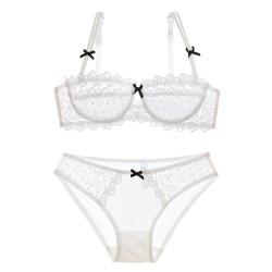 Glambody MAGIC NATURAL LINE 女士有钢圈文胸套装 W9166 白色 70A