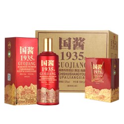江山脉 国酱1935 53度 酱香型白酒 500ml*6瓶