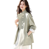  沫晗依美 宽松休闲 女士风衣