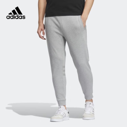 adidas 男士束脚长裤