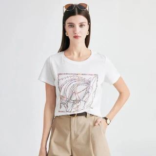 帕罗 超值清仓！真丝莫代尔女士T恤 马年专属 桑蚕丝