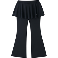  Annil/安奈儿 UPF50+冰感 女童防晒高弹打底裤 黑色 110