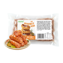高金食品 鲜肉爆汁烤肠500g