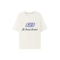 SKECHERS/斯凯奇 字母印花 男女同款T恤衫