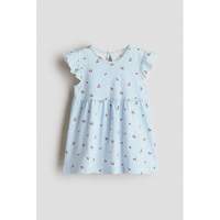  H&M 棉质 女婴连衣裙 浅蓝色/樱桃