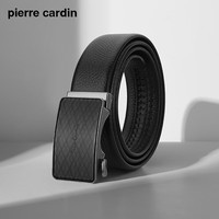 pierre cardin/皮尔·卡丹 真皮自动扣 男士皮带+专柜礼盒+代写贺卡
