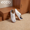 ecco 德训鞋女 26年春夏新款复古经典高端休闲板鞋 柔酷235813 白色38