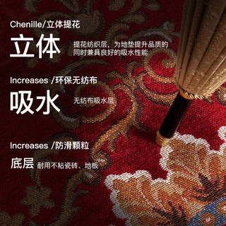  七七家 耐脏吸水防滑 入户门地垫