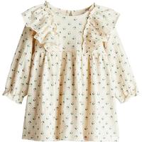  H&M 碎褶 女婴连衣裙