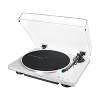  audio-technica/铁三角 复古发烧 黑胶唱片机 LP70X【有线版】白银