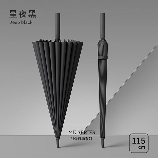  三栖虎 抗风暴 男士长柄雨伞