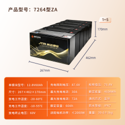 国轩高科 全新A品电芯 电动车锂电池 7264型 76.8V60Ah