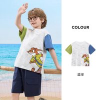 Disney baby 疯狂动物城儿童衣服2026夏新款男童纯棉t恤朱迪女童短袖上衣夏装