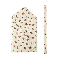 milkbarn 秋冬新品新生婴儿包被包单初生宝宝夹棉抱被襁褓包巾