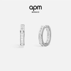 APM Monaco 密镶圈形 女士耳环