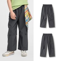 巴拉巴拉 童装儿童裤子夏装长裤男童宽松凉感慢跑裤薄款透气潮