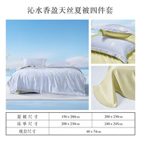  BLISS/百丽丝 清凉 天丝夏被四件套 床单 被套 枕套 被子