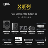 蜗牛 音响 X系列高端定制影院音响 嵌入式隐藏音箱 多声道7.2.4 系统（影院+KTV）30-50平