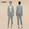  LANDI/蓝地 中缝裤线设计 女士西装裤