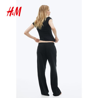  H&M 宽松直筒 女士卫裤