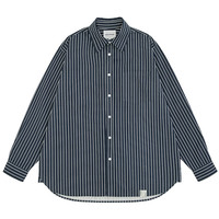  URBAN STANDARD 复古条纹印花 男士衬衫