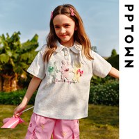 巴巴小镇 女童短袖t恤2026新款夏季装儿童纯棉polo衫女大童超好看上衣童装