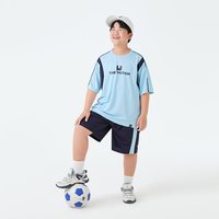 小猪托尼 男童短袖短裤儿童运动套装2026新款