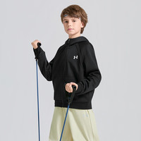 安德玛 儿童26年新连帽针织运动户外长袖外套 165