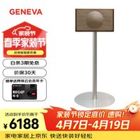 日内瓦之声 吉年瓦兰(GENEVA)日内瓦之声Classic M立体声HI-FI音箱家用一体机桌面音响 胡桃木含支架套装