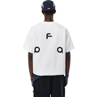  FPA 字母logo印花 男士短袖T恤 S 黑色