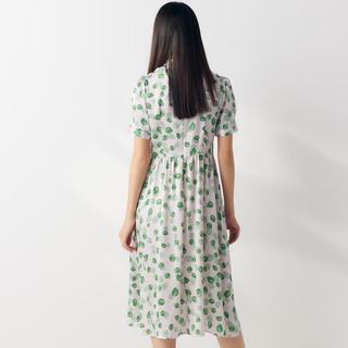  PALUOPO/帕罗 真丝印花 女士连衣裙