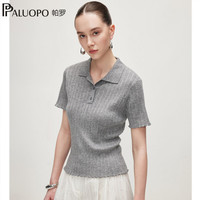 PALUOPO/帕罗 极简风 女士短袖T恤