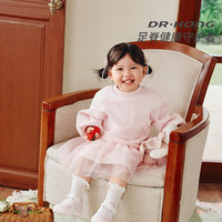 江博士 透气 婴儿步前鞋 白/红 19码