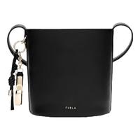 FURLA ROXIE系列 牛皮迷你水桶包 黑色