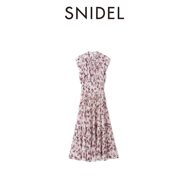 SNIDEL 2026春夏 女士碎花茶歇连衣裙 SWFO261069