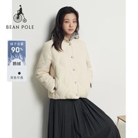 BEANPOLE 90%鹅绒BEANPOLE滨波  女士老钱风菱形格绗缝轻量多色羽绒服外套