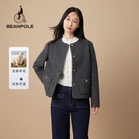 BEANPOLE 含绵羊毛BEANPOLE滨波女士静奢气质长袖粗花呢小香风单西西装外套