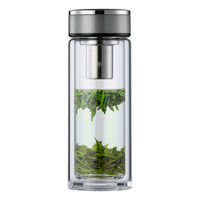 万象 抗菌 双层玻璃杯