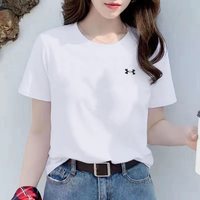 安德玛 UA安德玛短袖女装快干透气T恤衫健身训练运动半袖