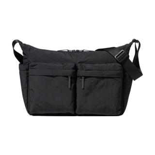 优衣库 男装女装休闲挎包单肩包防泼水 &背包481630 481630/09黑色 均码(33.5 × 11 × 26.5 cm)