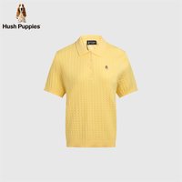  Hush Puppies/暇步士 立体绞花 女士POLO衫