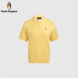  Hush Puppies/暇步士 立体绞花 女士POLO衫