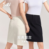 优实 SW速惟A字裙春夏休闲时尚百搭显瘦短裙 5108