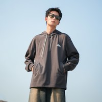 TONLION/唐狮 百搭 卫衣 023款/墨灰 M
