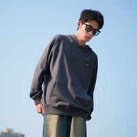TONLION/唐狮 百搭 卫衣 022款/墨灰 M