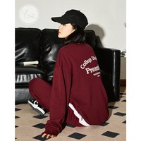 TONLION/唐狮 清仓 卫衣 040款/酒红