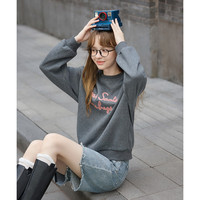 TONLION/唐狮 百搭 卫衣 105款/深麻灰