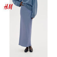  H&M 轻柔垂坠 女士半身裙