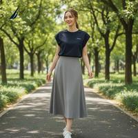 NAUTICA 女装26夏季新品小飞袖短袖圆领T恤